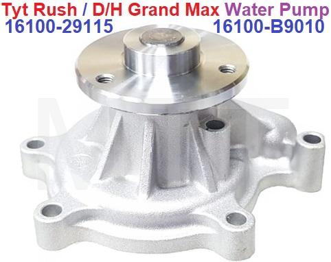 Water Pump-Toyota Rush / D/H Gran Max - MTT AUTO PARTS SDN BHD