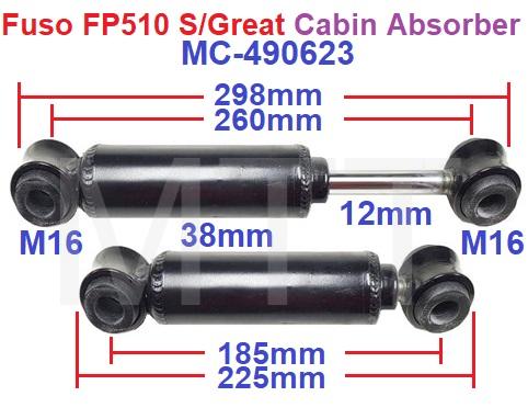 Cabin Absorber-Fuso FP510 S/Great - MTT AUTO PARTS SDN BHD